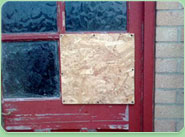 boarded up Brentford